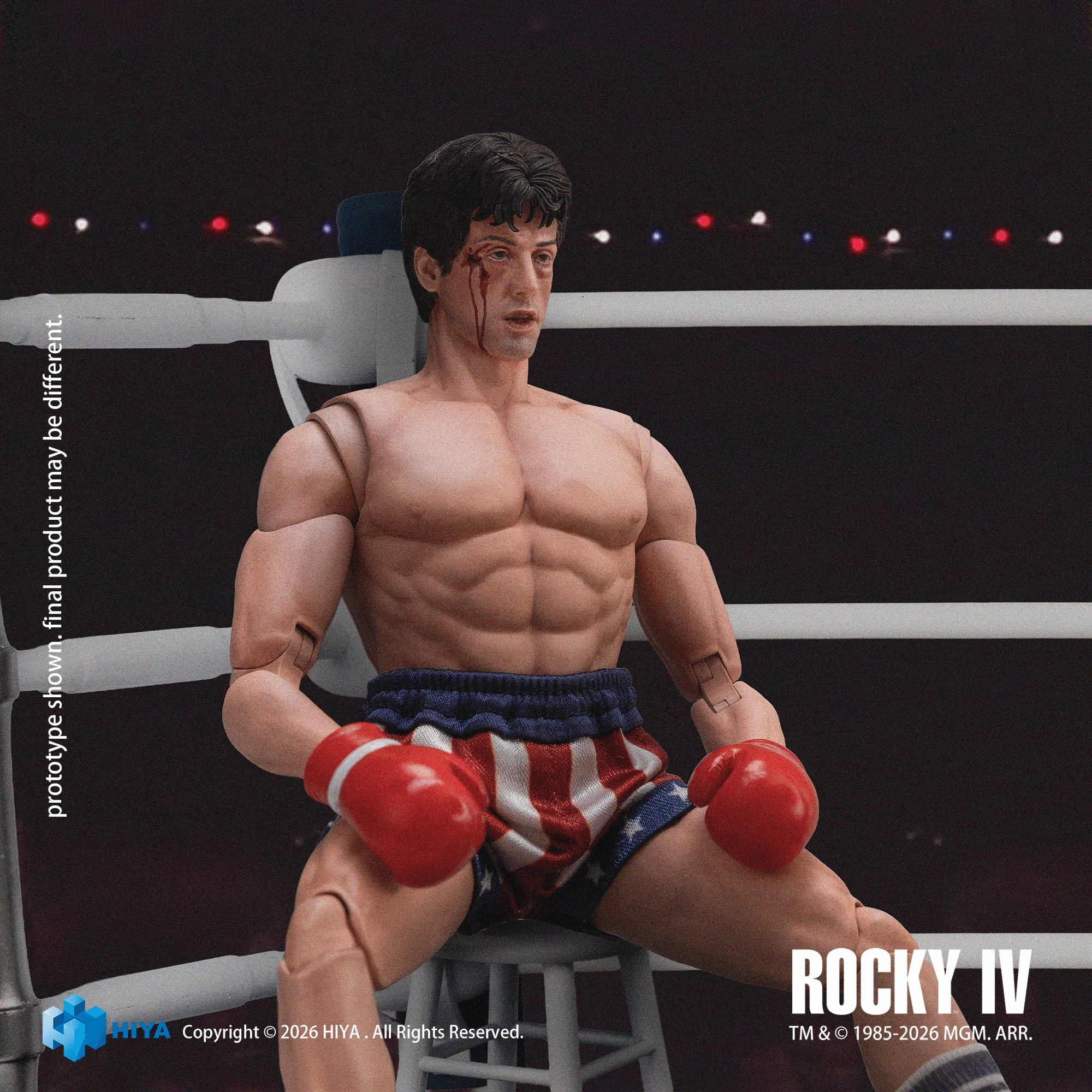 1/12 Scale 6.3 Inch Rocky IV Rocky Boxer Version Action Figure - Image 3