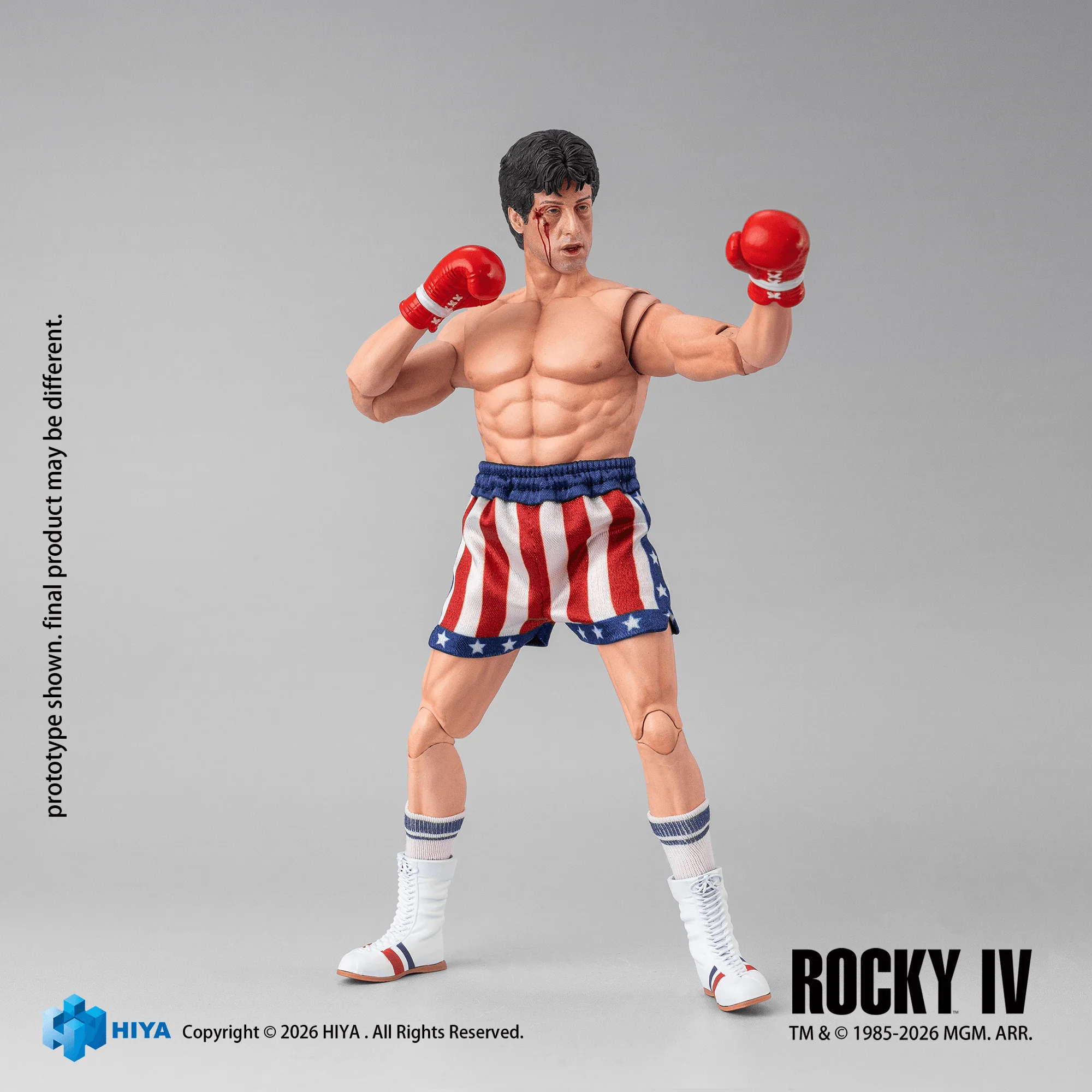 1/12 Scale 6.3 Inch Rocky IV Rocky Boxer Version Action Figure - Image 7