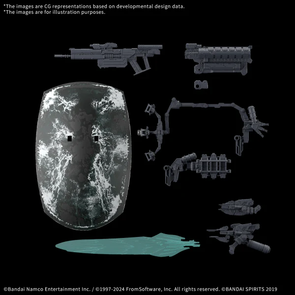 30MM OPTION PARTS SET ARMORED CORE Ⅵ FIRES OF RUBICON WEAPON SET 05 - Image 2