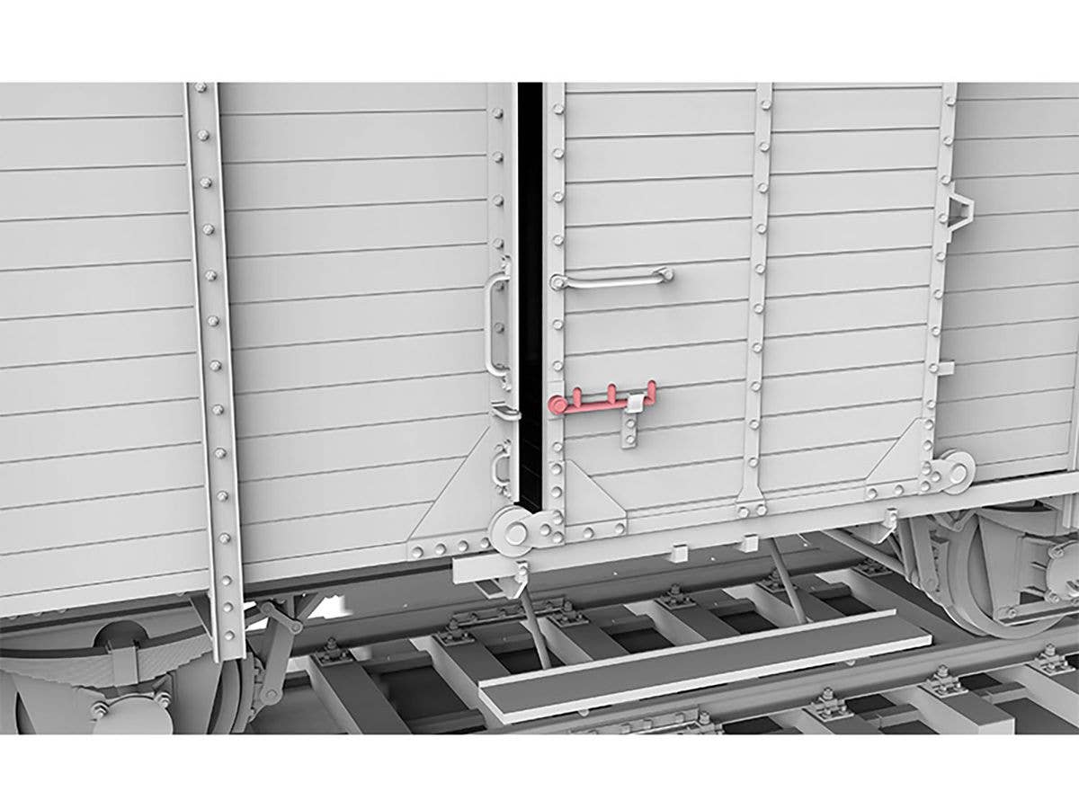 AK Interactive 1/35 German Railway Covered G10 Wagon Gedeckter Guterwagen G10 - Image 6
