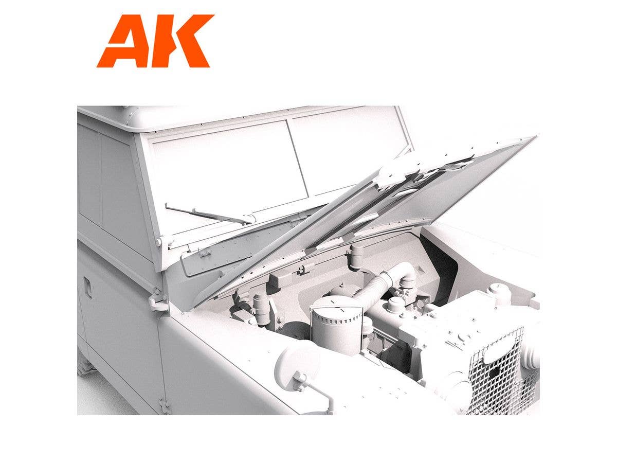 AK Interactive 1/35 Land Rover 88 Series IIA -Station Wagon - Image 6