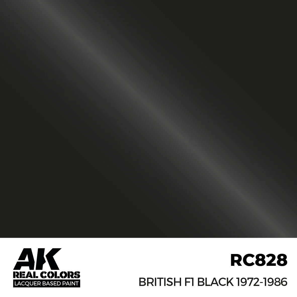 AK Interactive Real Colors British F1 Black 1972-1986 17 ml.