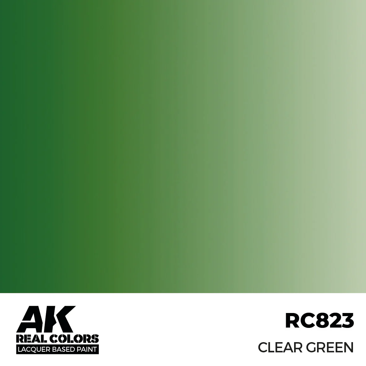 AK Interactive Real Colors Clear Green 17 ml.