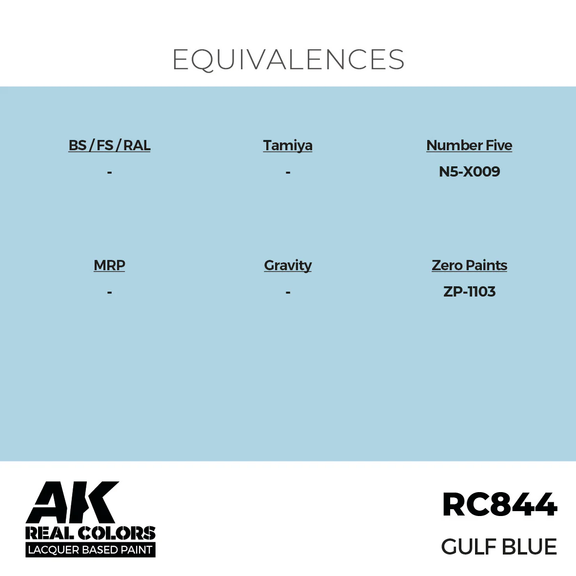 AK Interactive Real Colors GULF Blue 17 ml. - Image 2