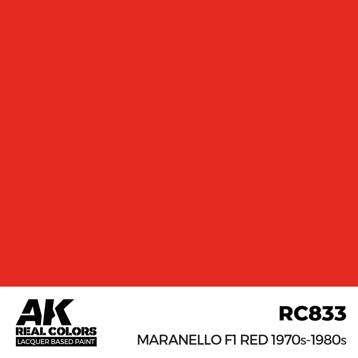 AK Interactive Real Colors Maranello F1 Red 1970s-1980s 17 ml.