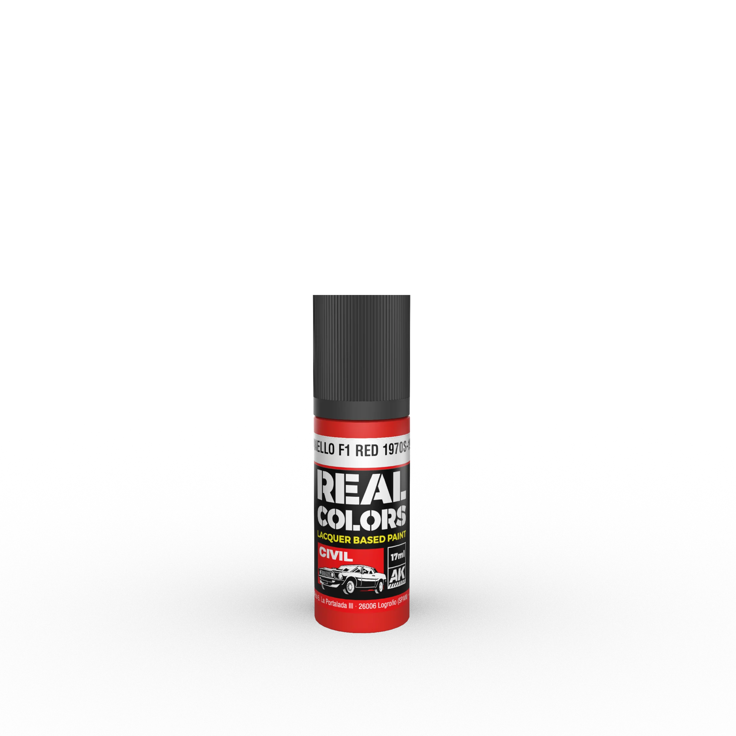 AK Interactive Real Colors Maranello F1 Red 1970s-1980s 17 ml. - Image 3