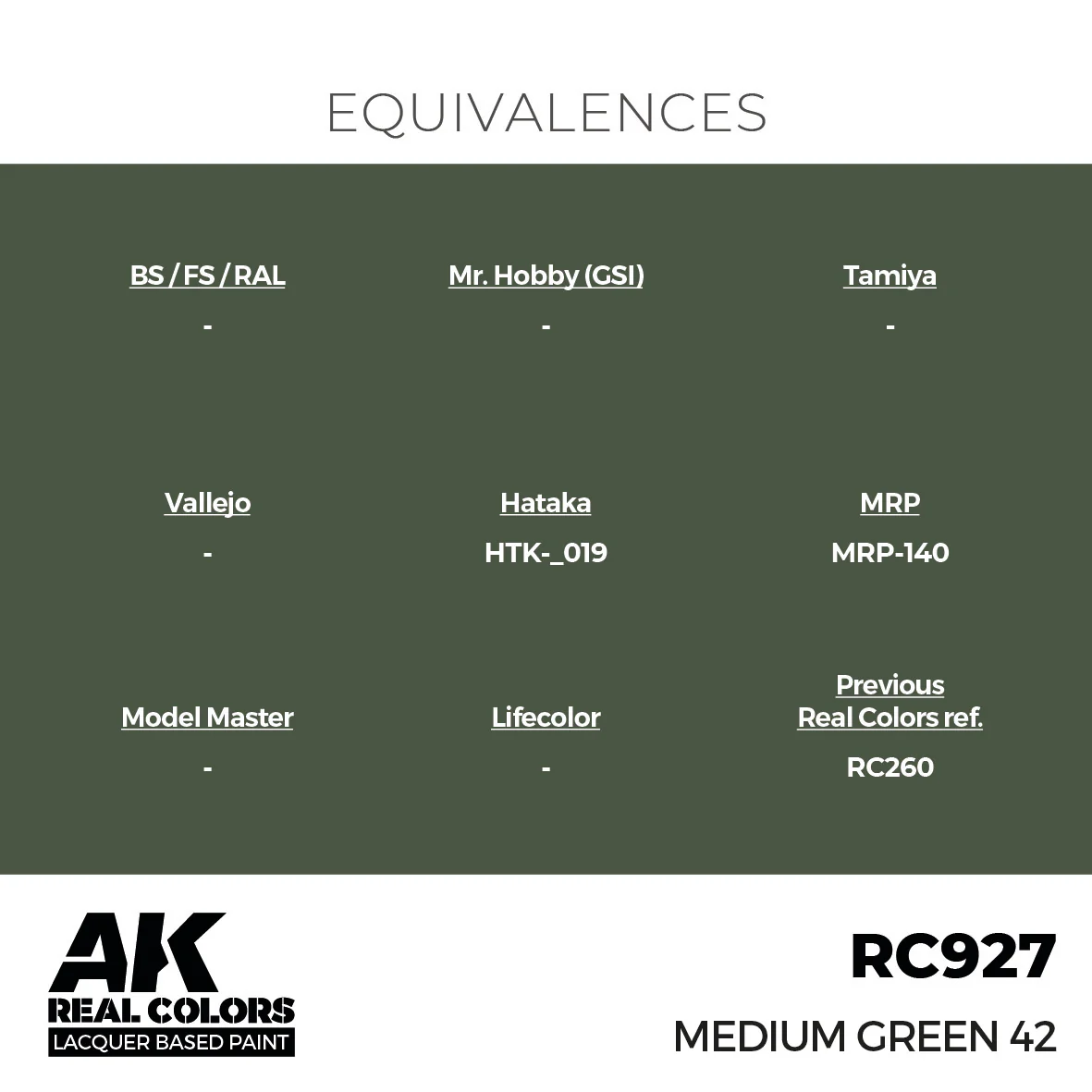 AK Interactive Real Colors Medium Green 42 17 ml. - Image 3