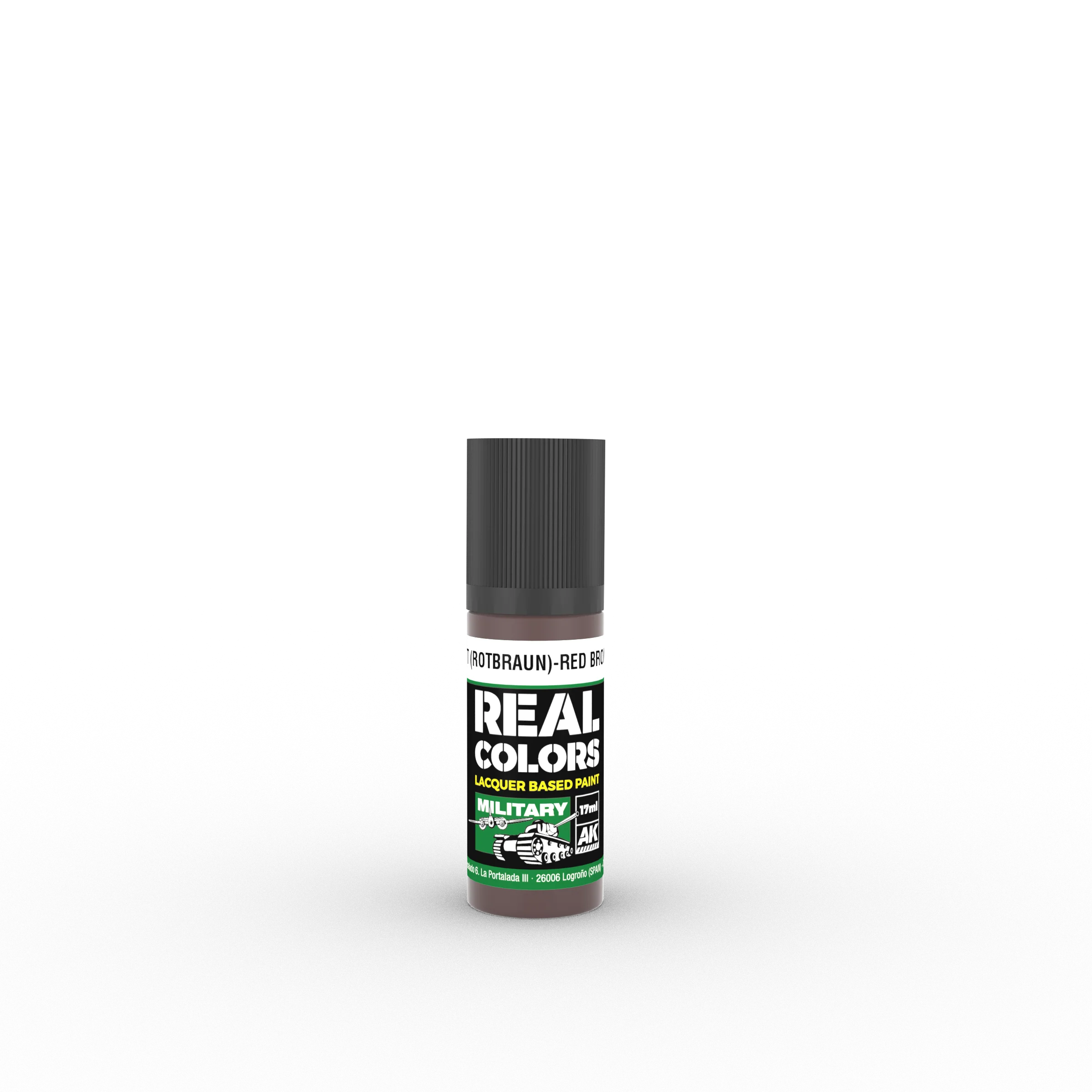AK Interactive Real Colors Rot (Rotbraun)-Red Brown RAL 8013 17 ml. - Image 3