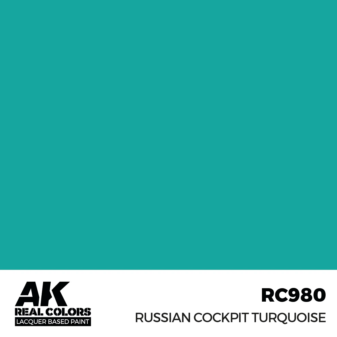 AK Interactive Real Colors Russian Cockpit Torquoise 17ml.