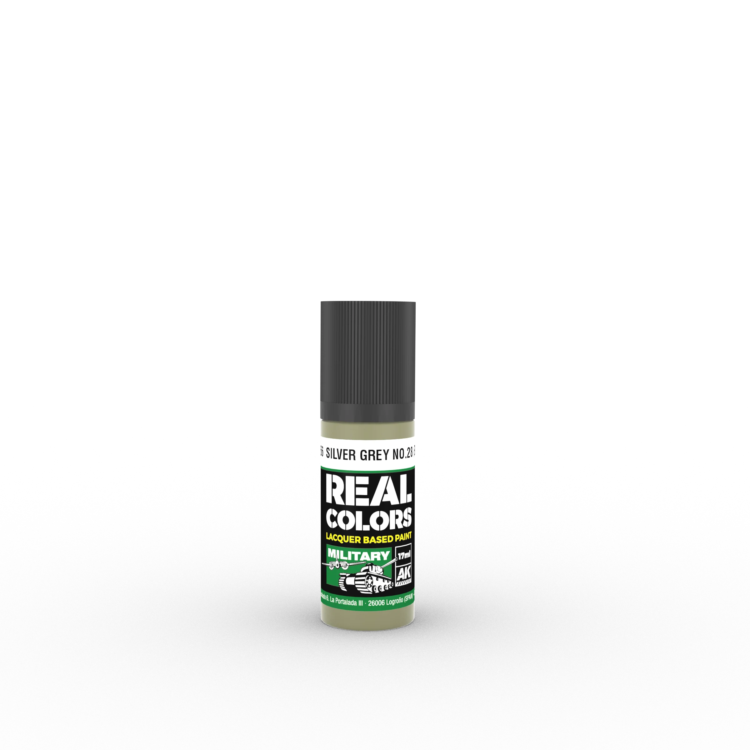 AK Interactive Real Colors Silver Grey No.28 (BS381) 17 ml. - Image 2