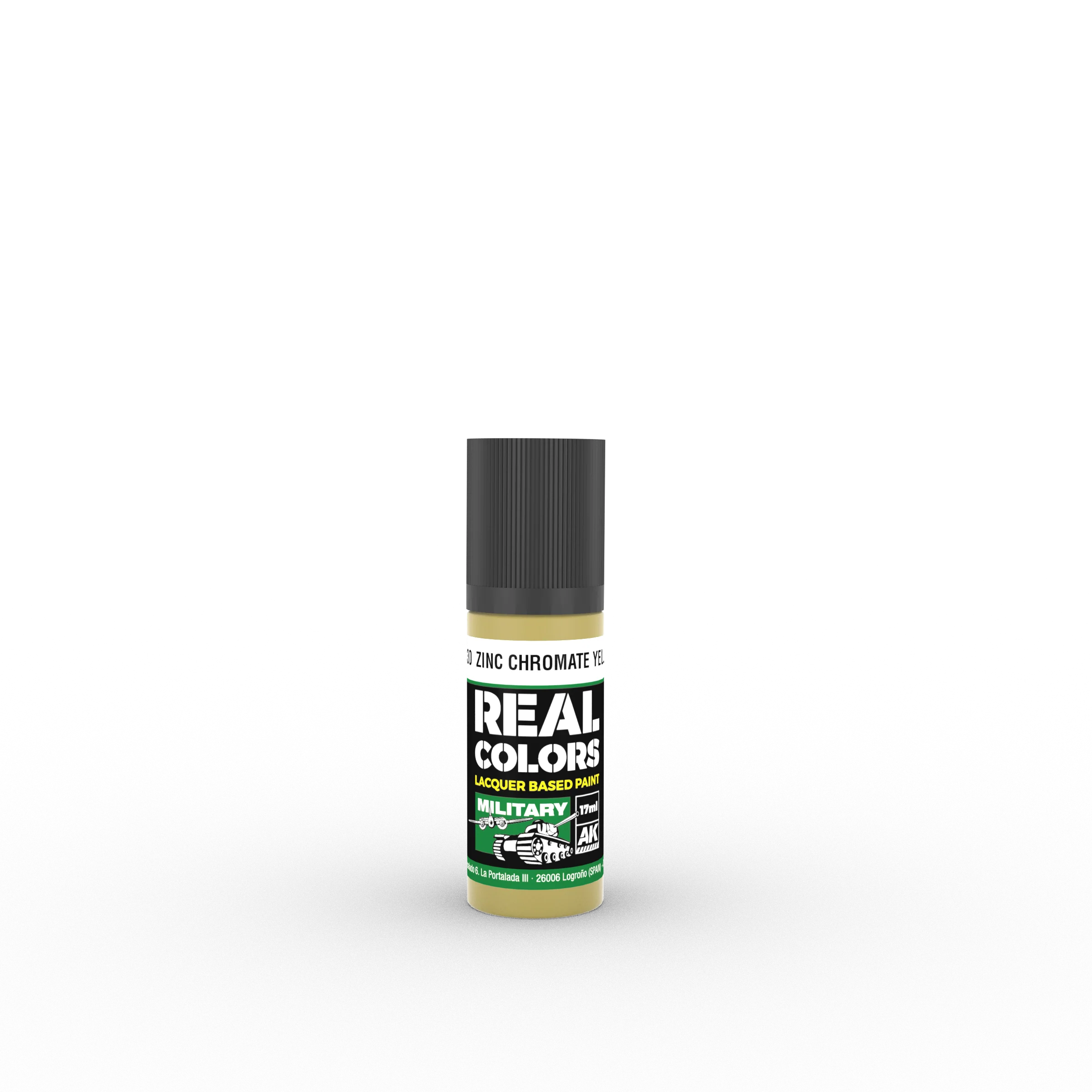 AK Interactive Real Colors Zinc Chromate Yellow 17 ml. - Image 2