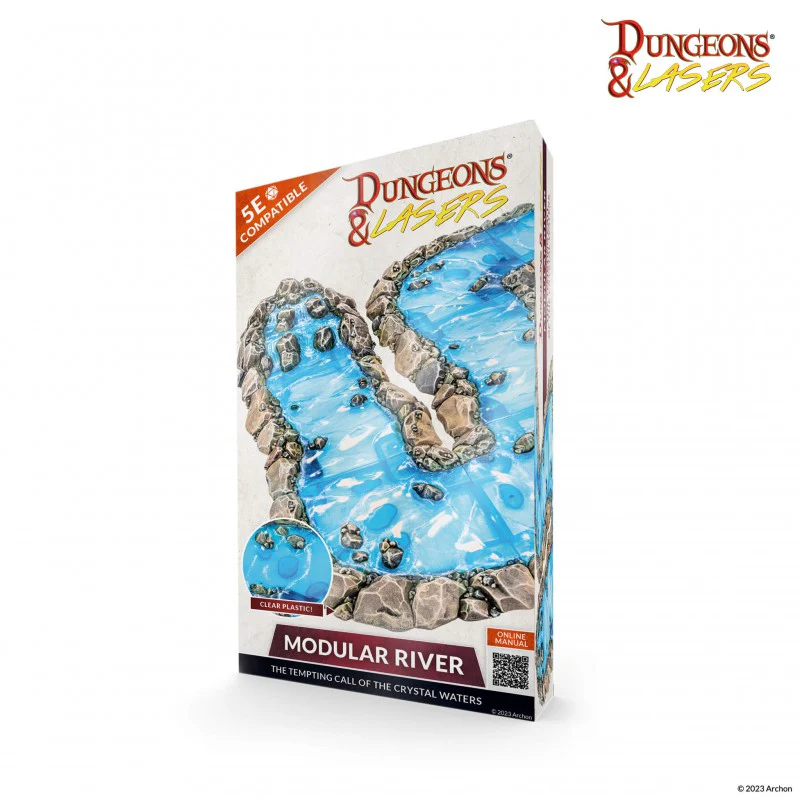 Archon Studio Dungeons and Lasers: Modular River (D&L: Expansion Sets) - Image 8