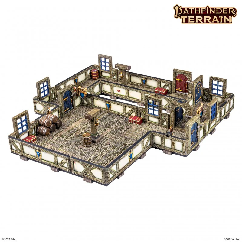 Archon Studio Dungeons and Lasers: Pathfinder Terrain: City of Absalom (D&L: Half-Height Walls) - Image 8