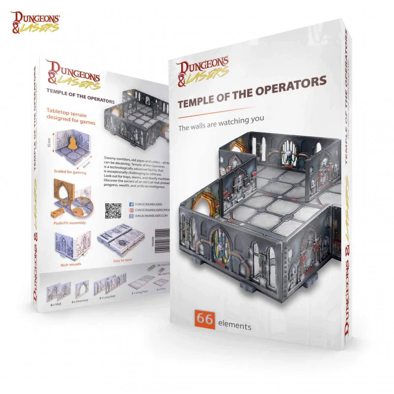 Archon Studio Dungeons and Lasers: Temple of the Operators (D&L: Expansion Sets)