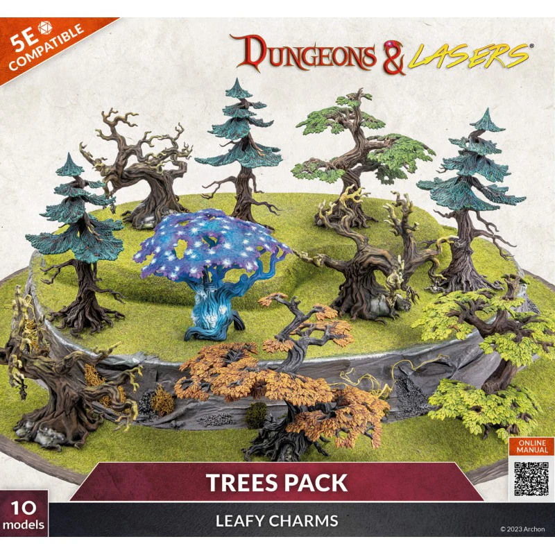 Archon Studio Dungeons and Lasers: Trees Pack (D&L: Expansion Sets) - Image 3