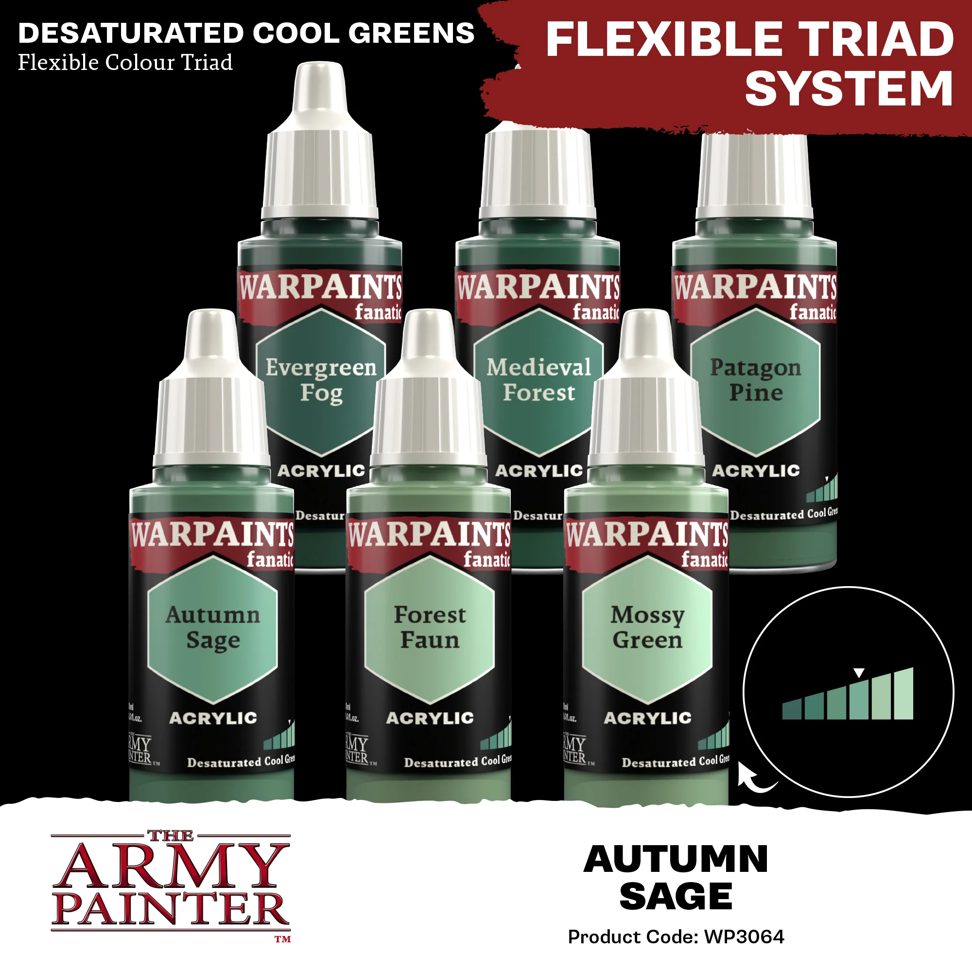 Army Painter Warpaints Fanatic Acrylic, Autumn Sage - Image 4