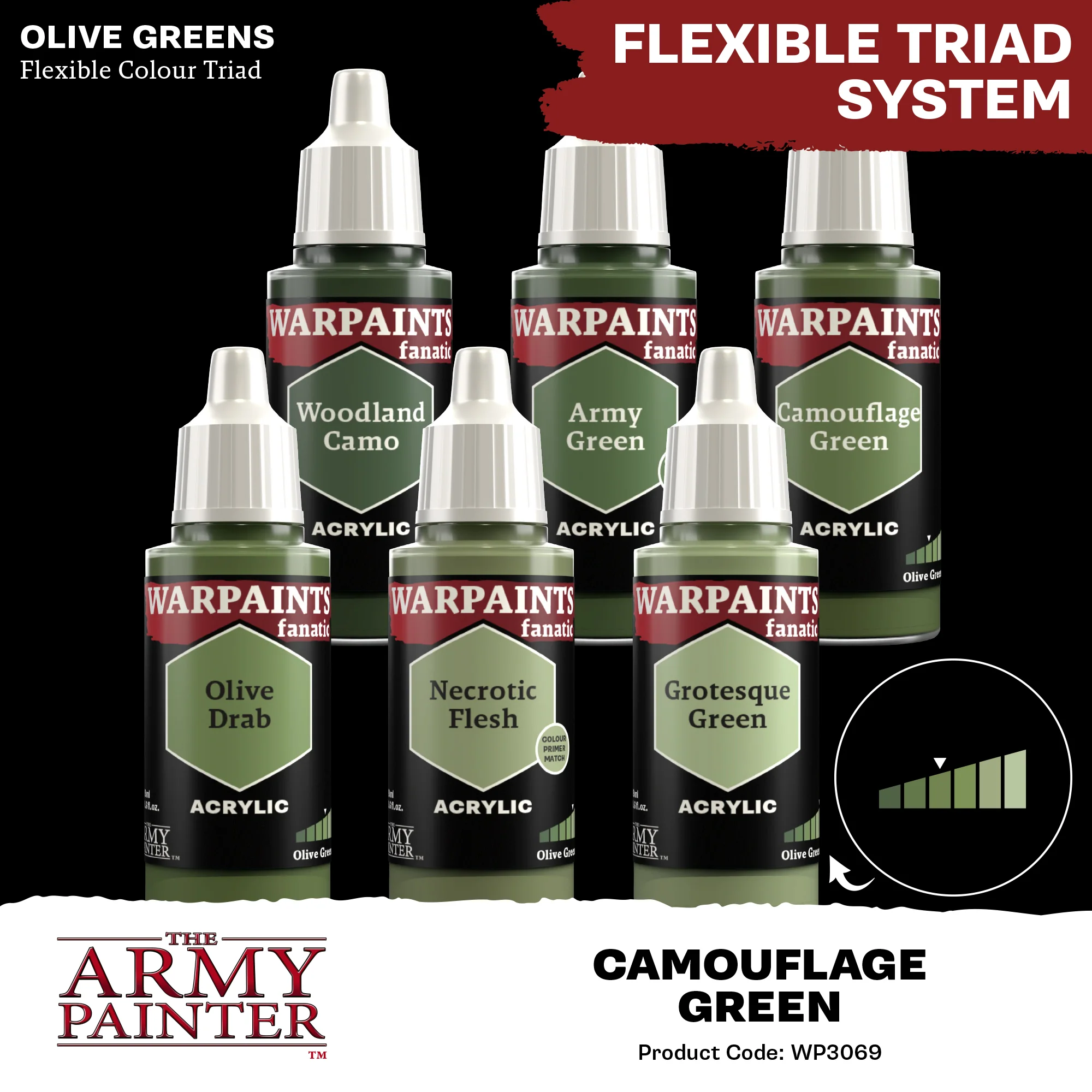Army Painter Warpaints Fanatic Acrylic, Camouflage Green - Image 4