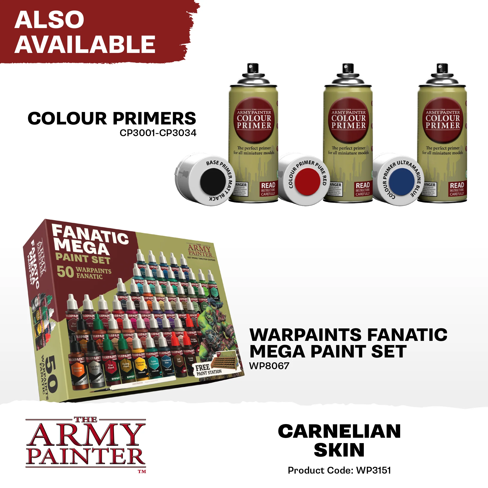 Army Painter Warpaints Fanatic Acrylic, Carnelian Skin - Image 7