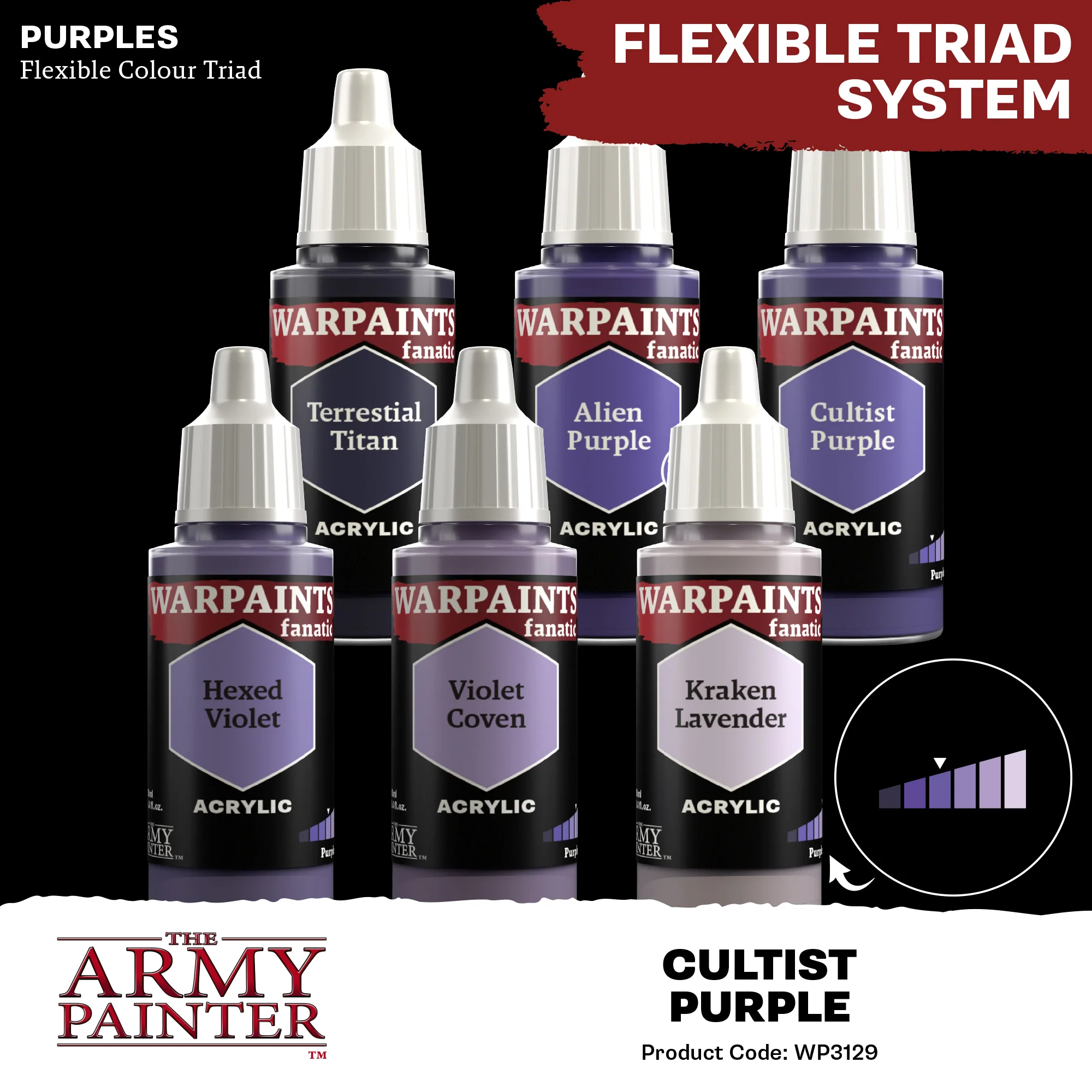 Army Painter Warpaints Fanatic Acrylic, Cultist Purple - Image 4