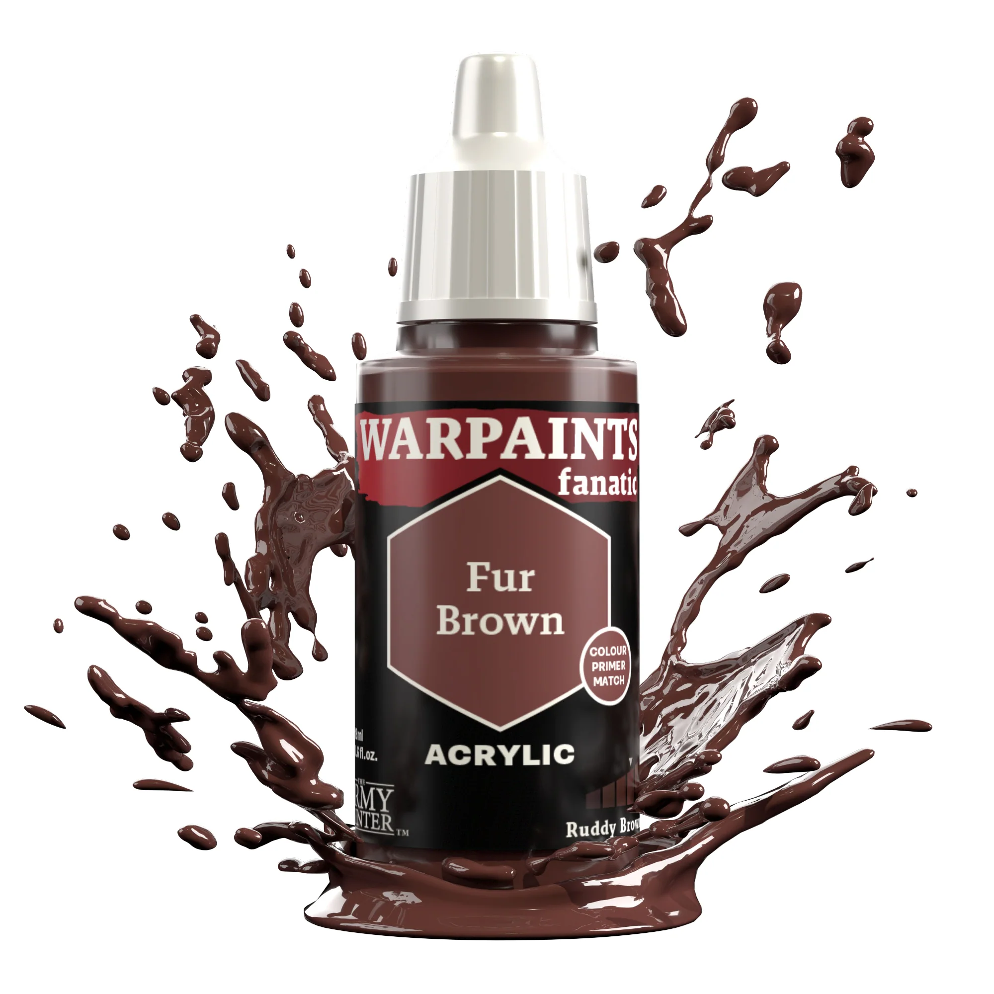 Army Painter Warpaints Fanatic Acrylic, Fur Brown - Image 2