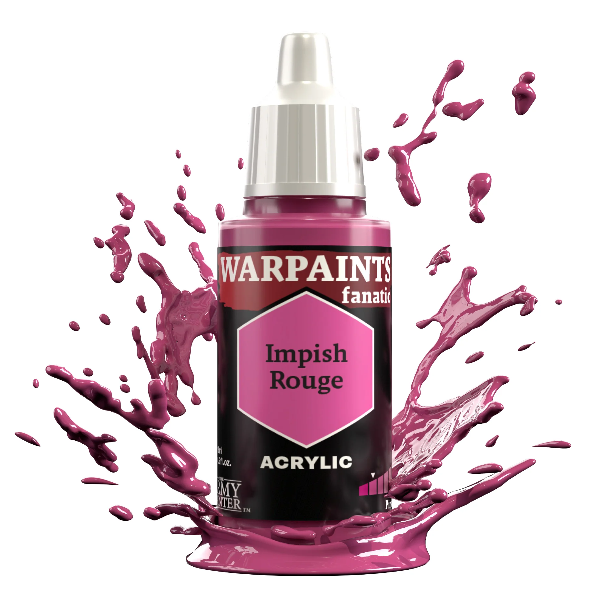 Army Painter Warpaints Fanatic Acrylic, Impish Rouge - Image 2