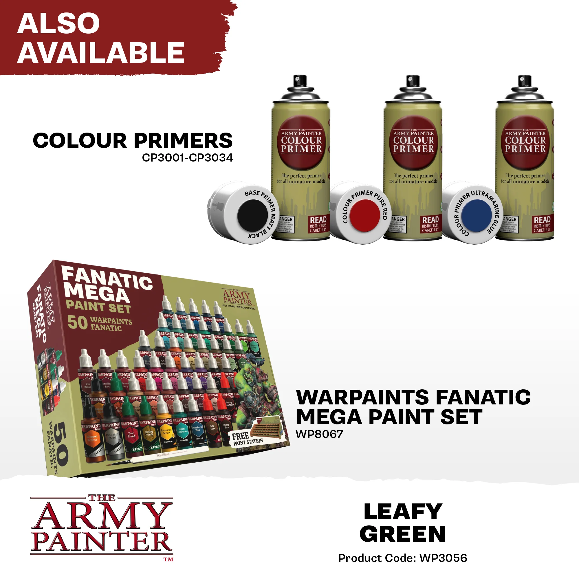 Army Painter Warpaints Fanatic Acrylic, Leafy Green - Image 7