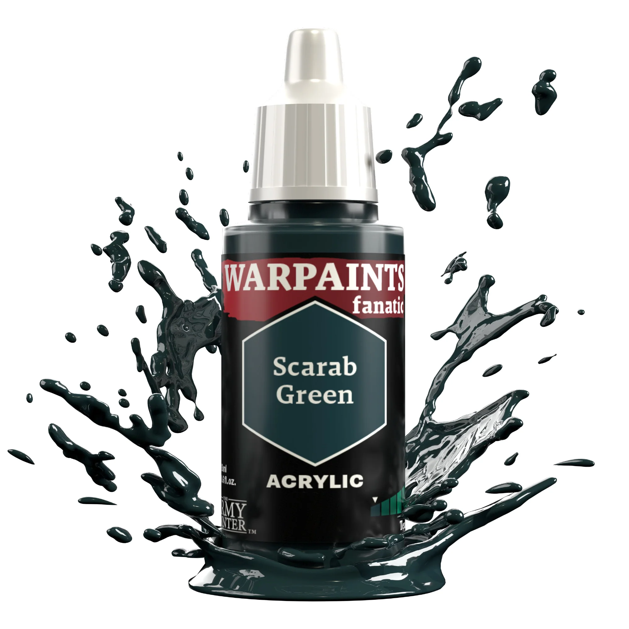 Army Painter Warpaints Fanatic Acrylic, Scarab Green - Image 2