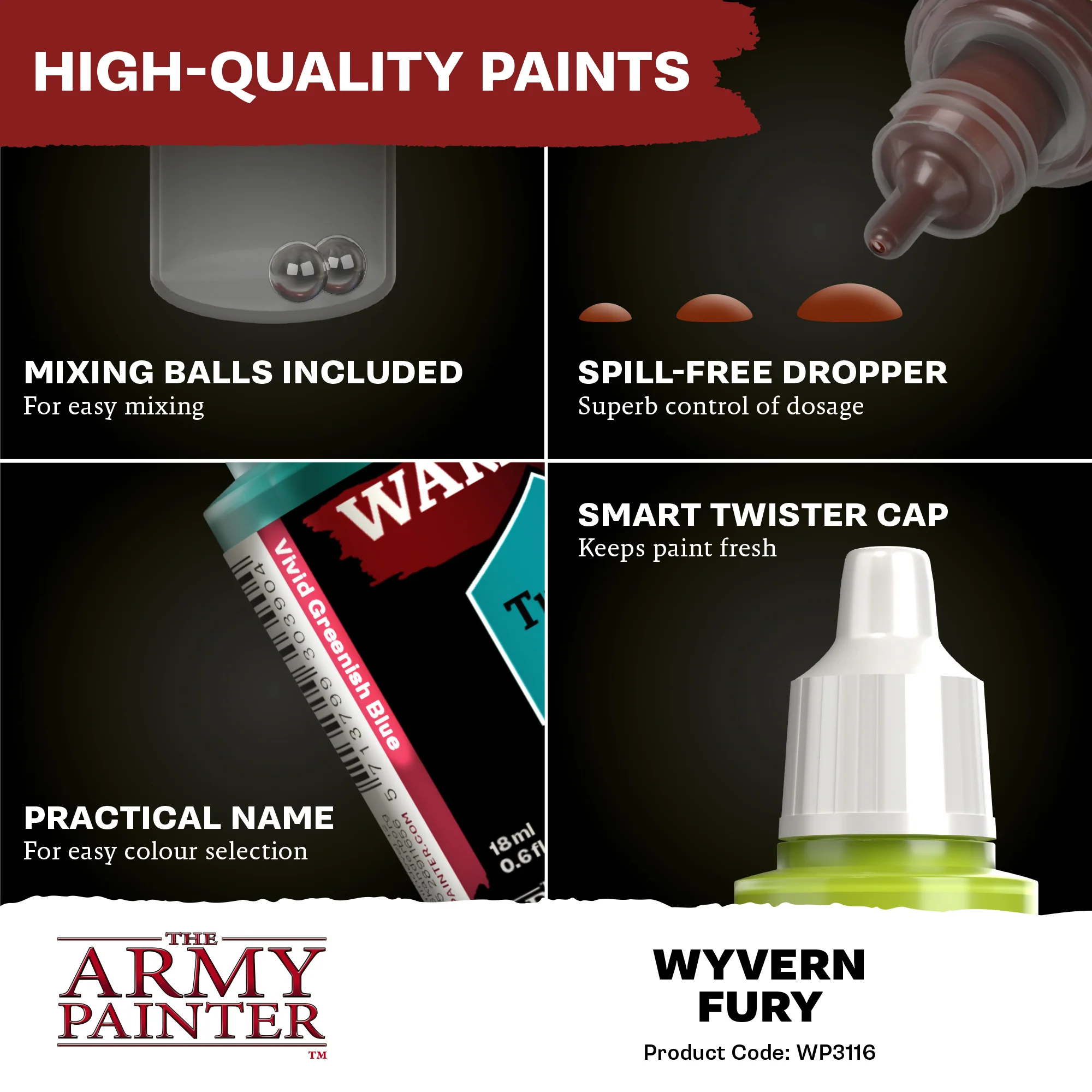 Army Painter Warpaints Fanatic Acrylic, Wyvern Fury - Image 5