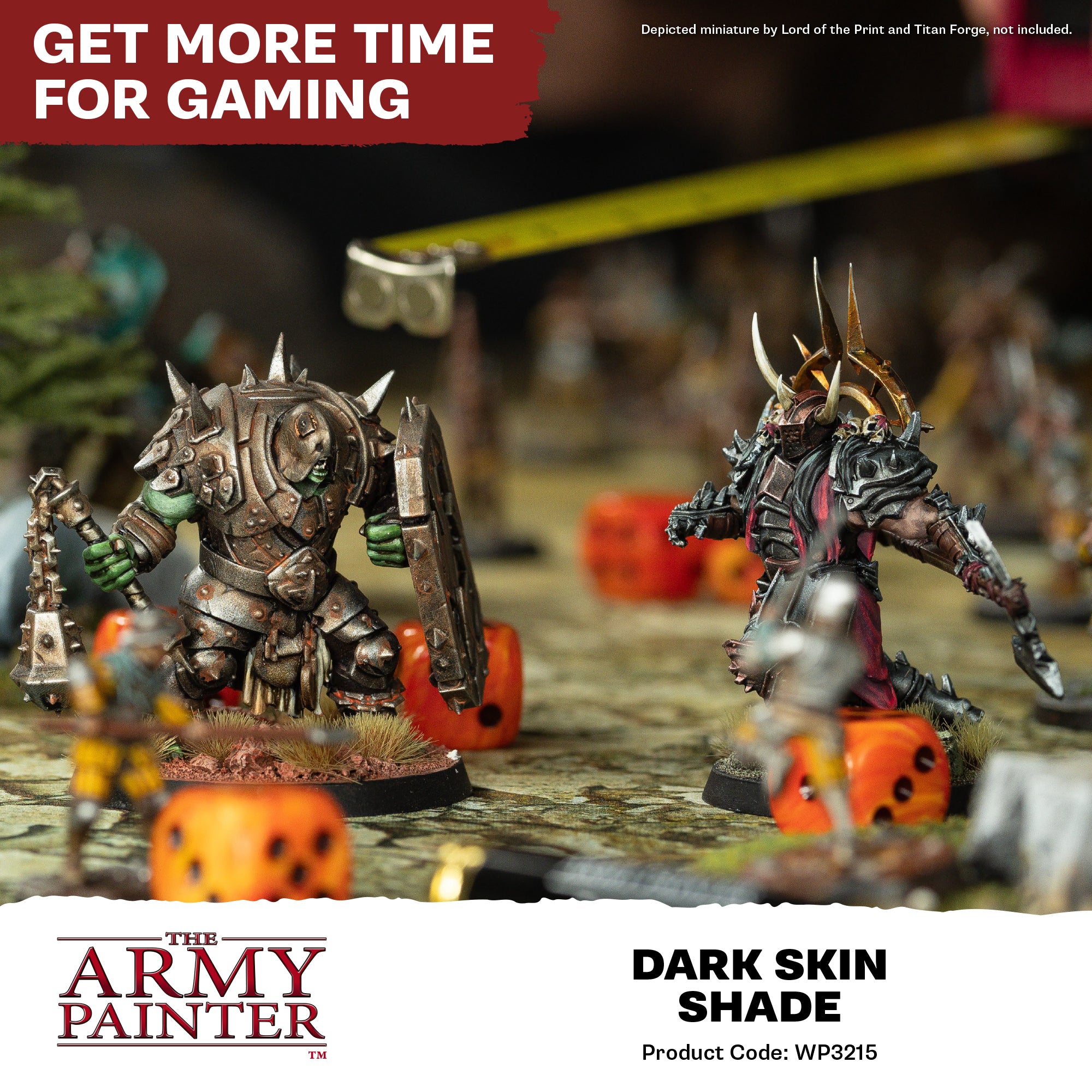 Army Painter Warpaints Fanatic Wash, Dark Skin Shade - Image 6