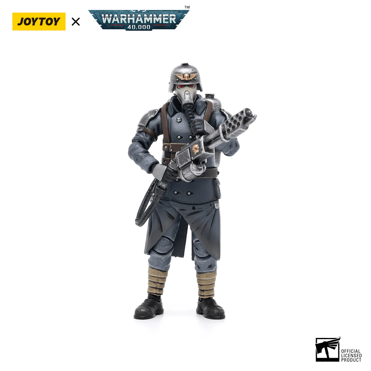 Astra Militarum Death Korps of Krieg Veteran Squad Guardsman with Flamer - Image 3