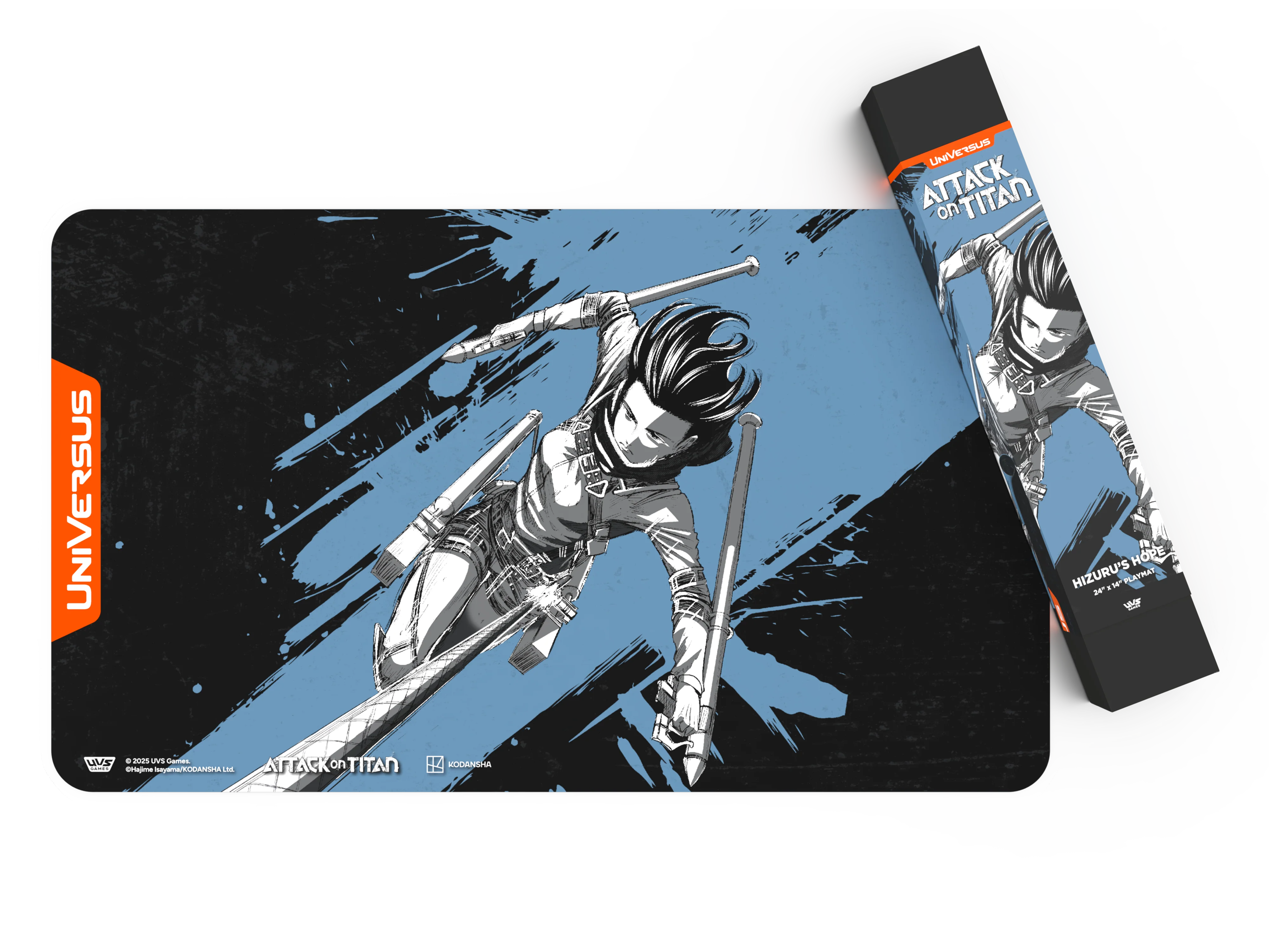 UniVersus CCG: Attack on Titan Apocalypse- Hizuru’s Hope (Mikasa Ackerman) Playmat - Image 2
