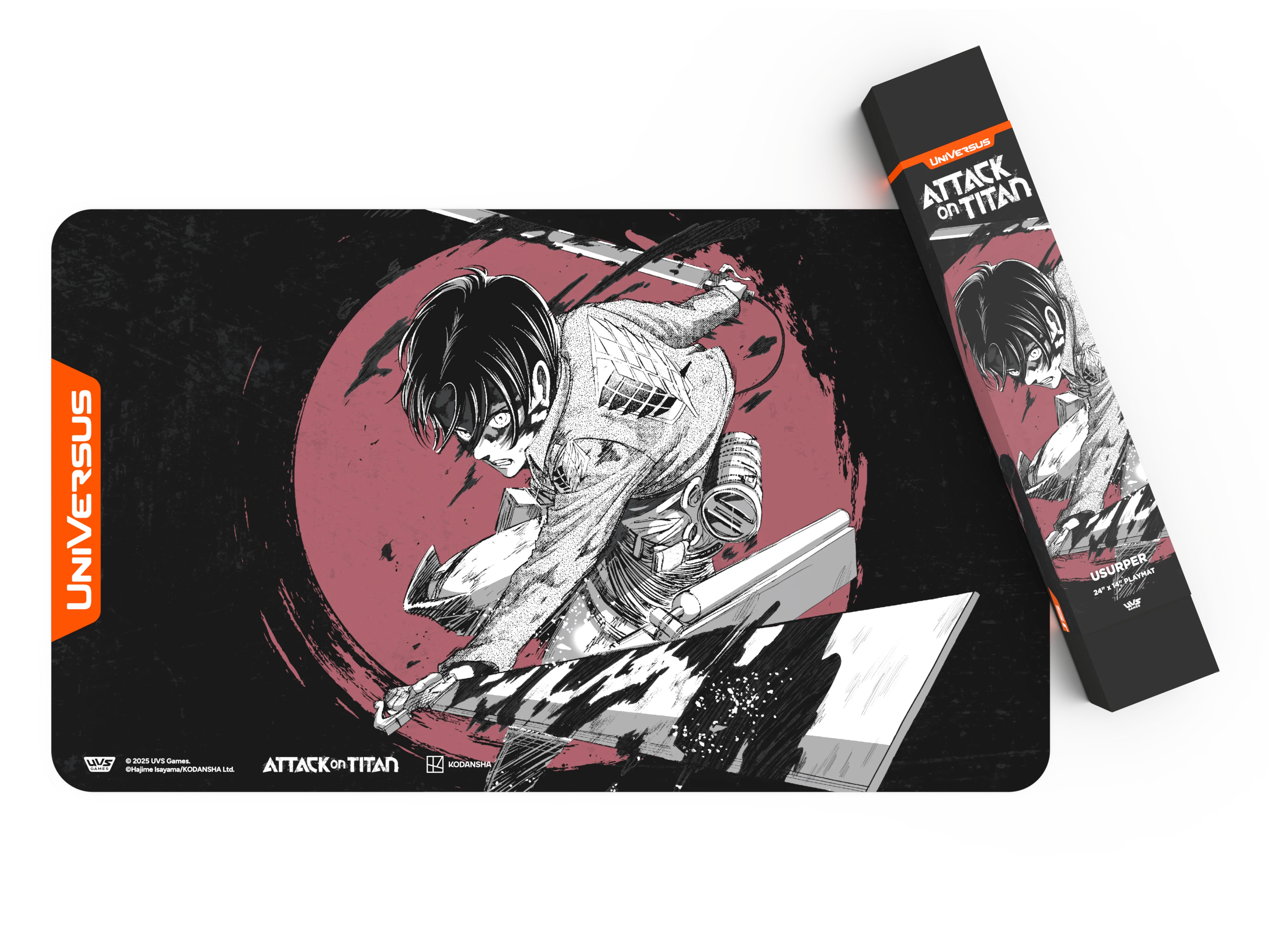 UniVersus CCG: Attack on Titan Apocalypse- Usurper (Erin Yeager) Playmat - Image 2