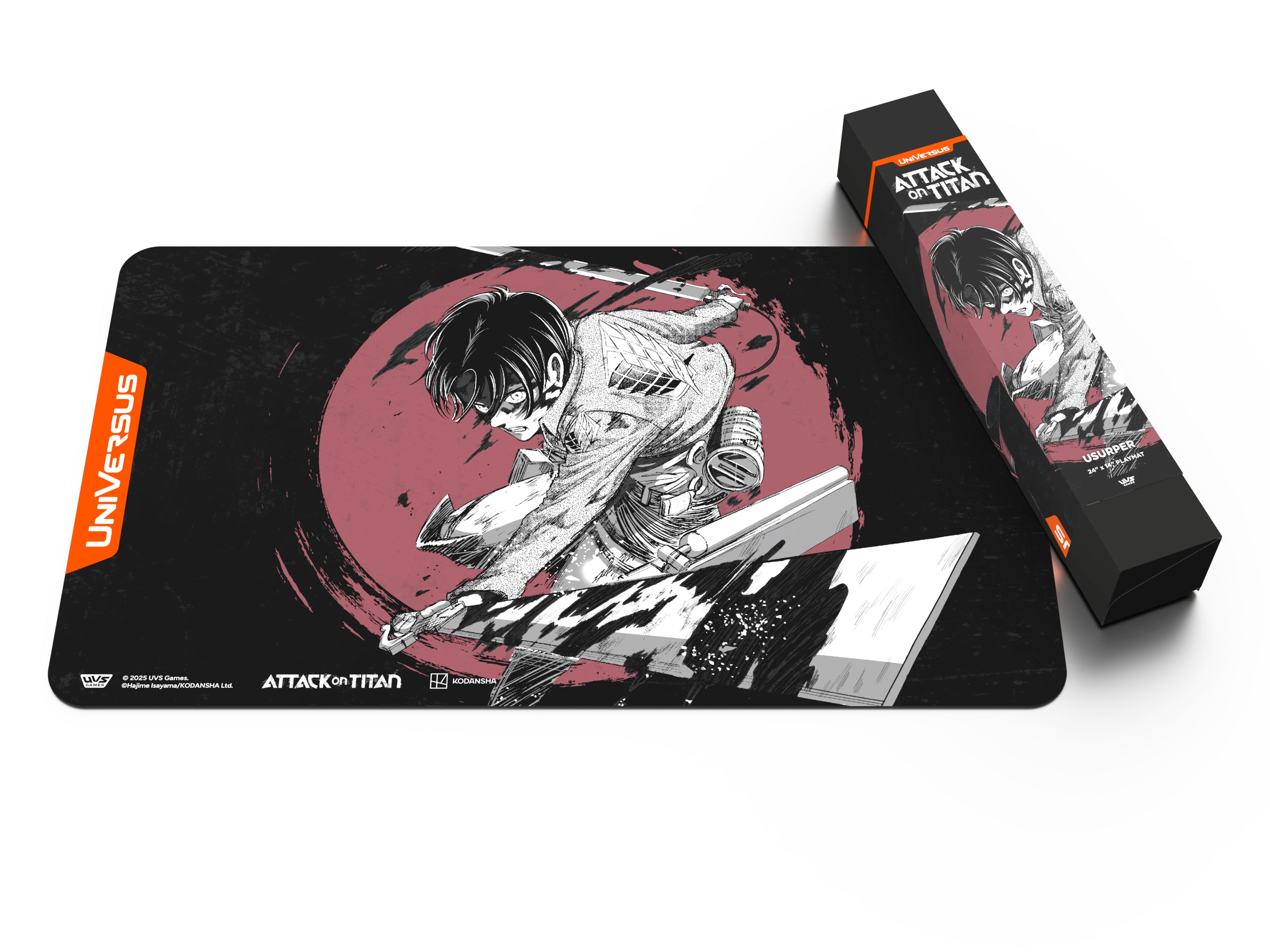 UniVersus CCG: Attack on Titan Apocalypse- Usurper (Erin Yeager) Playmat - Image 4