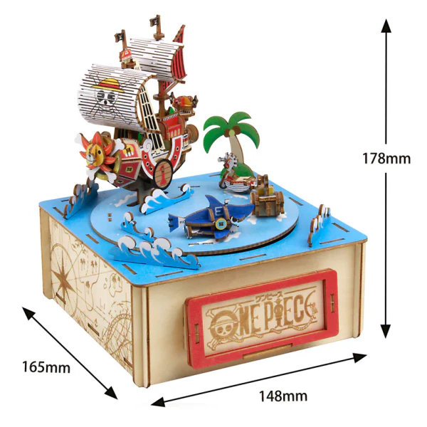 wa-gu-mi ONE PIECE Straw Hat Crew with Music Box - Image 2