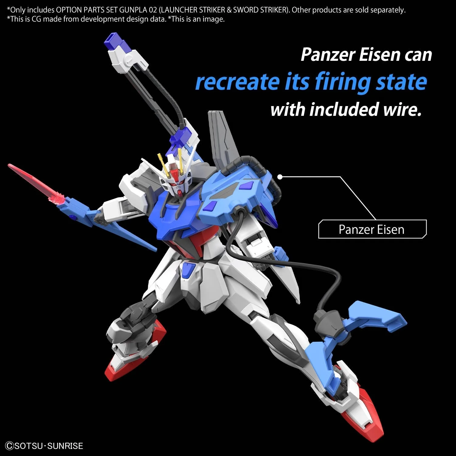 OPTION PARTS SET GUNPLA 02 (LAUNCHER STRIKER & SWORD STRIKER) - Image 7