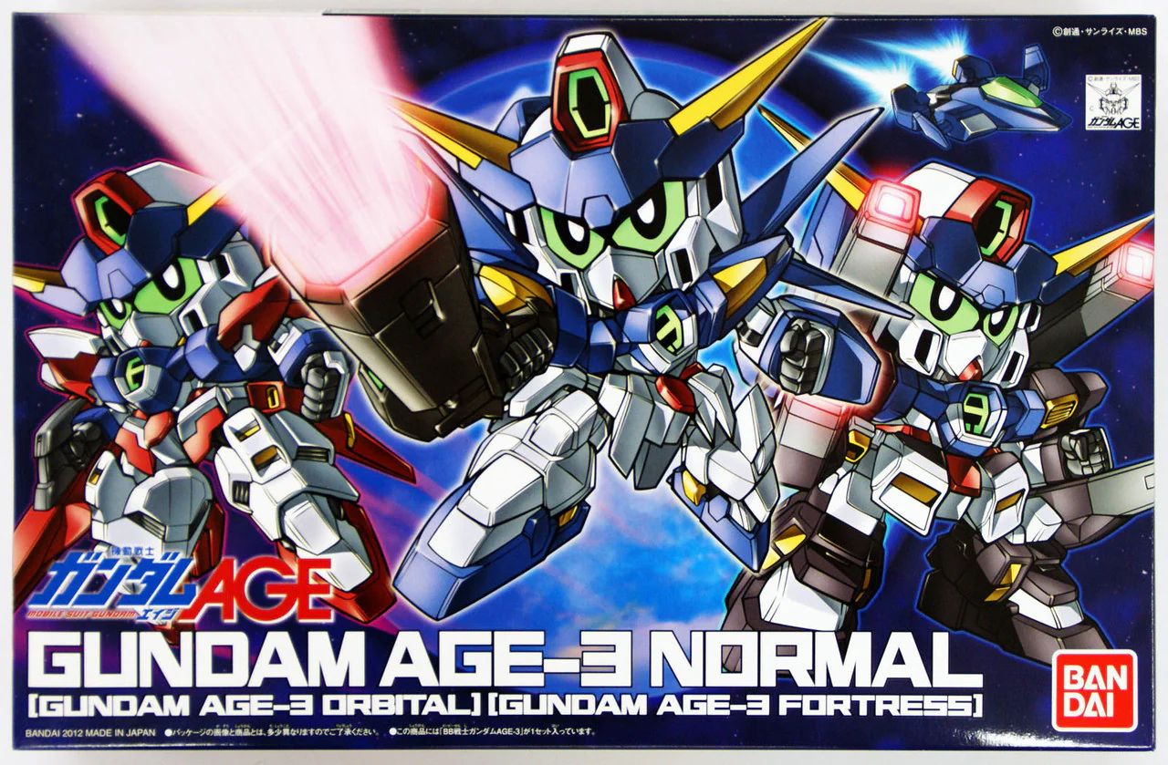 BB372 Gundam Age-3 (Normal/Fortress/Orbital) - Image 2