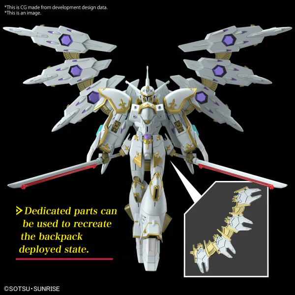 HG 1/144 BLACK KNIGHT SQUAD Cal-re.A - Image 9
