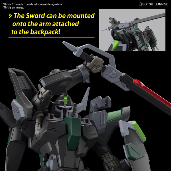 HG 1/144 BLACK KNIGHT SQUAD Rud-ro.A (GRIFFIN ARBALEST CUSTOM) - Image 13