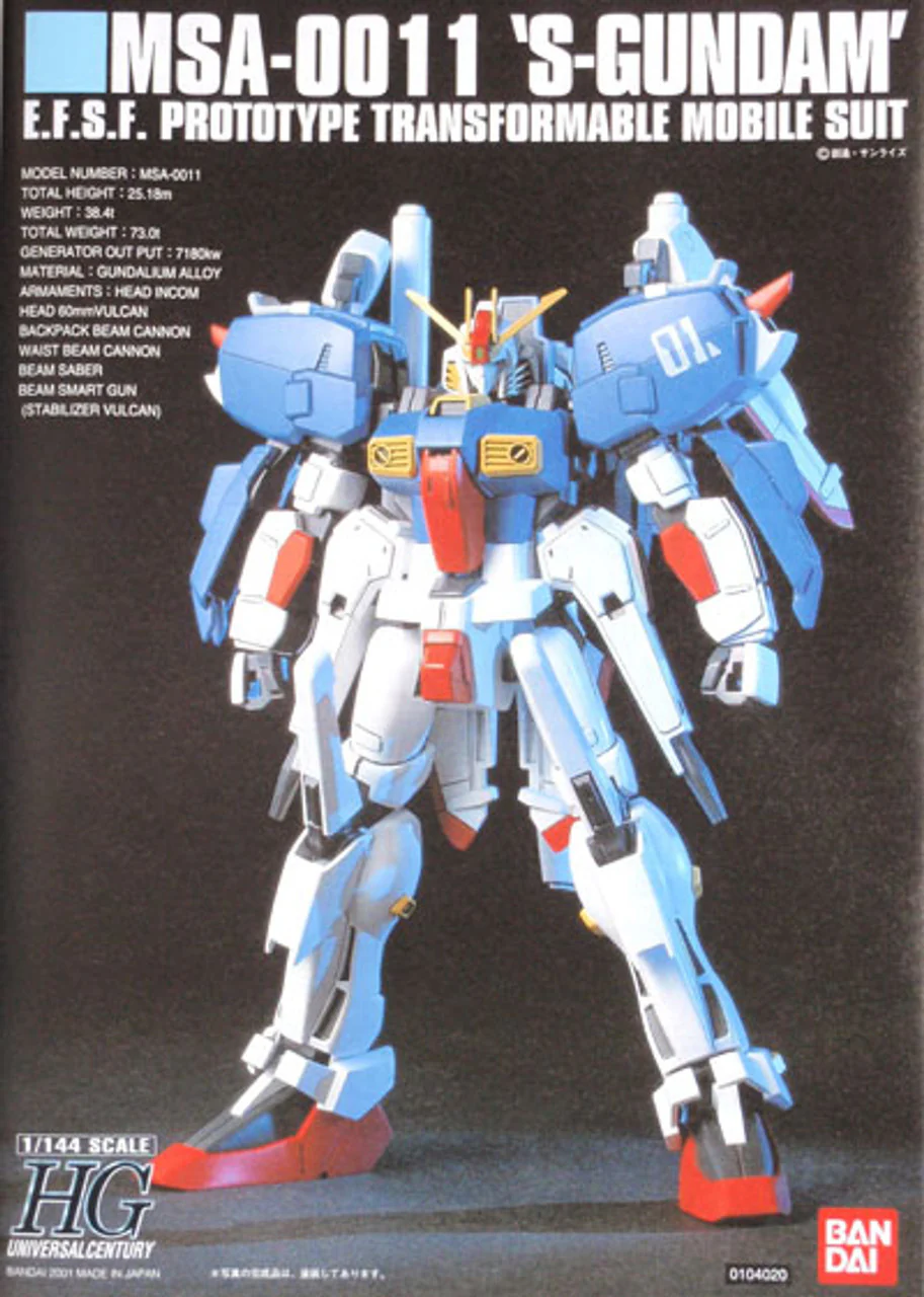 HGUC 1/144 #23 S-Gundam - Image 4