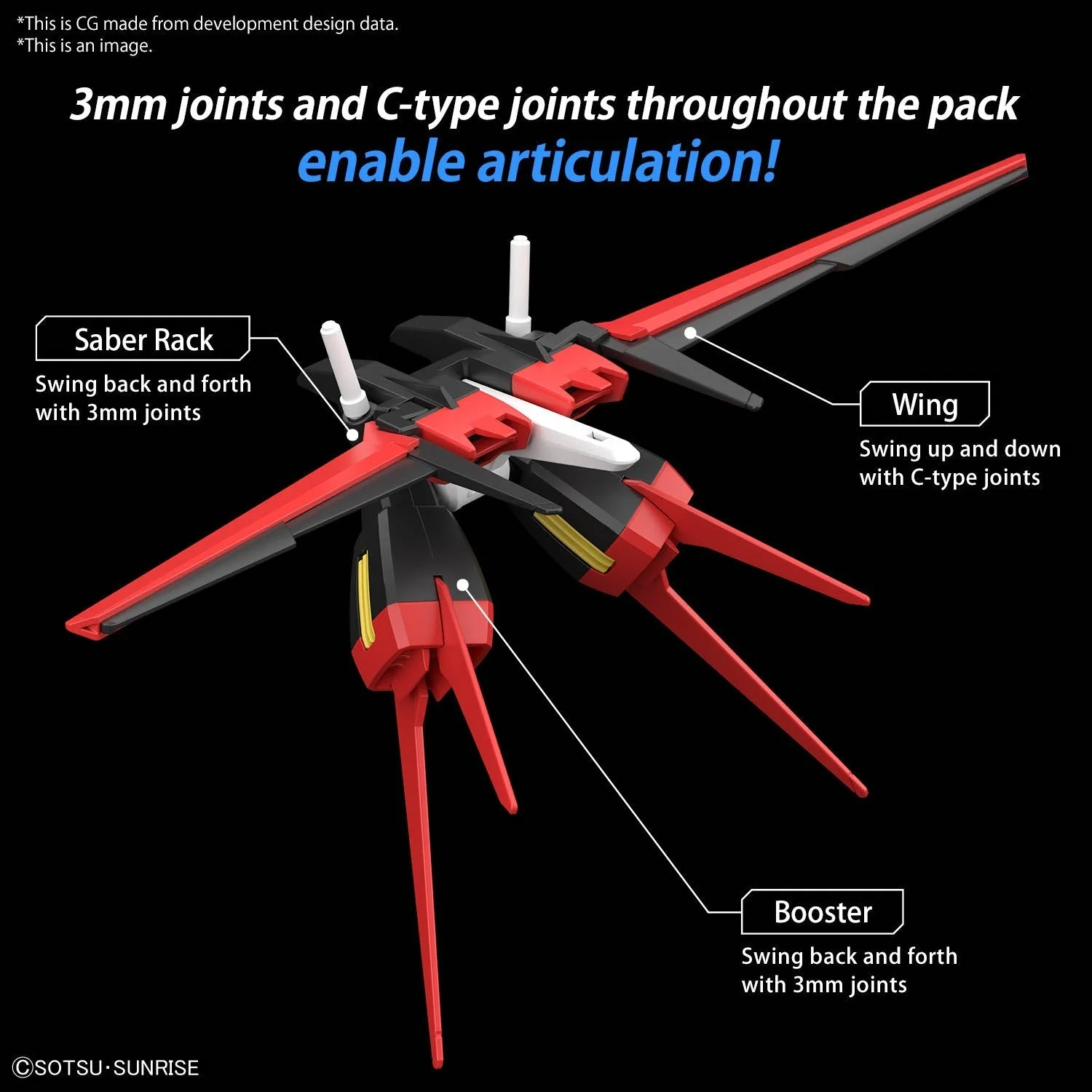 OPTION PARTS SET GUNPLA 01 (AILE STRIKER) - Image 8