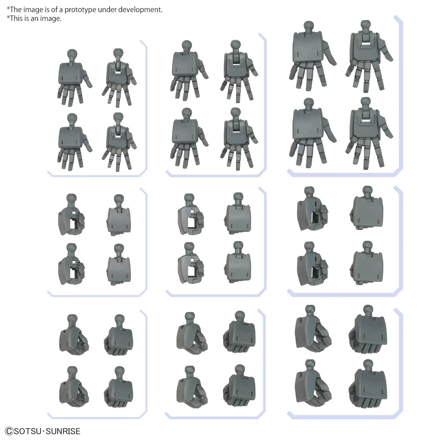 OPTION PARTS SET GUNPLA 03 (BUILD HANDS EDGE) - Image 2