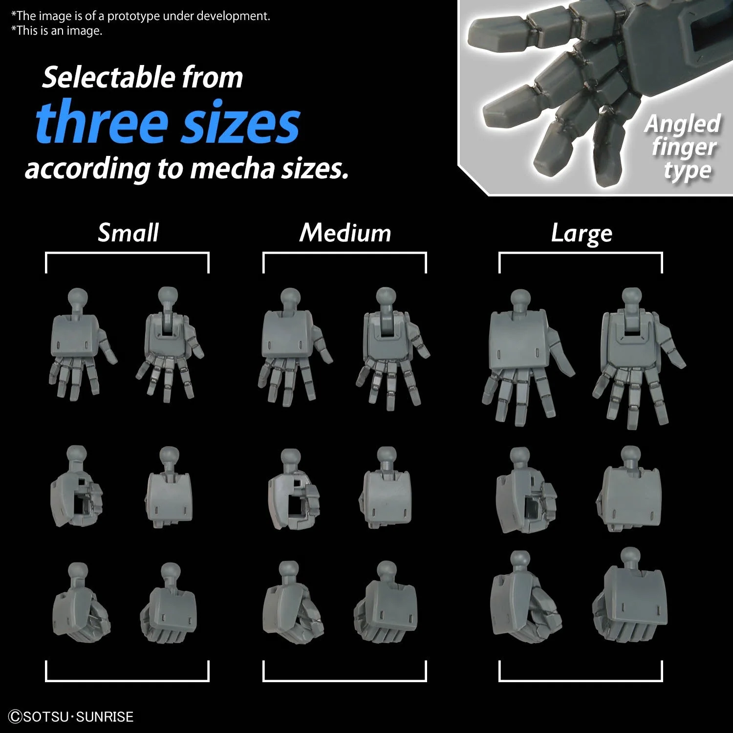 OPTION PARTS SET GUNPLA 03 (BUILD HANDS EDGE) - Image 3