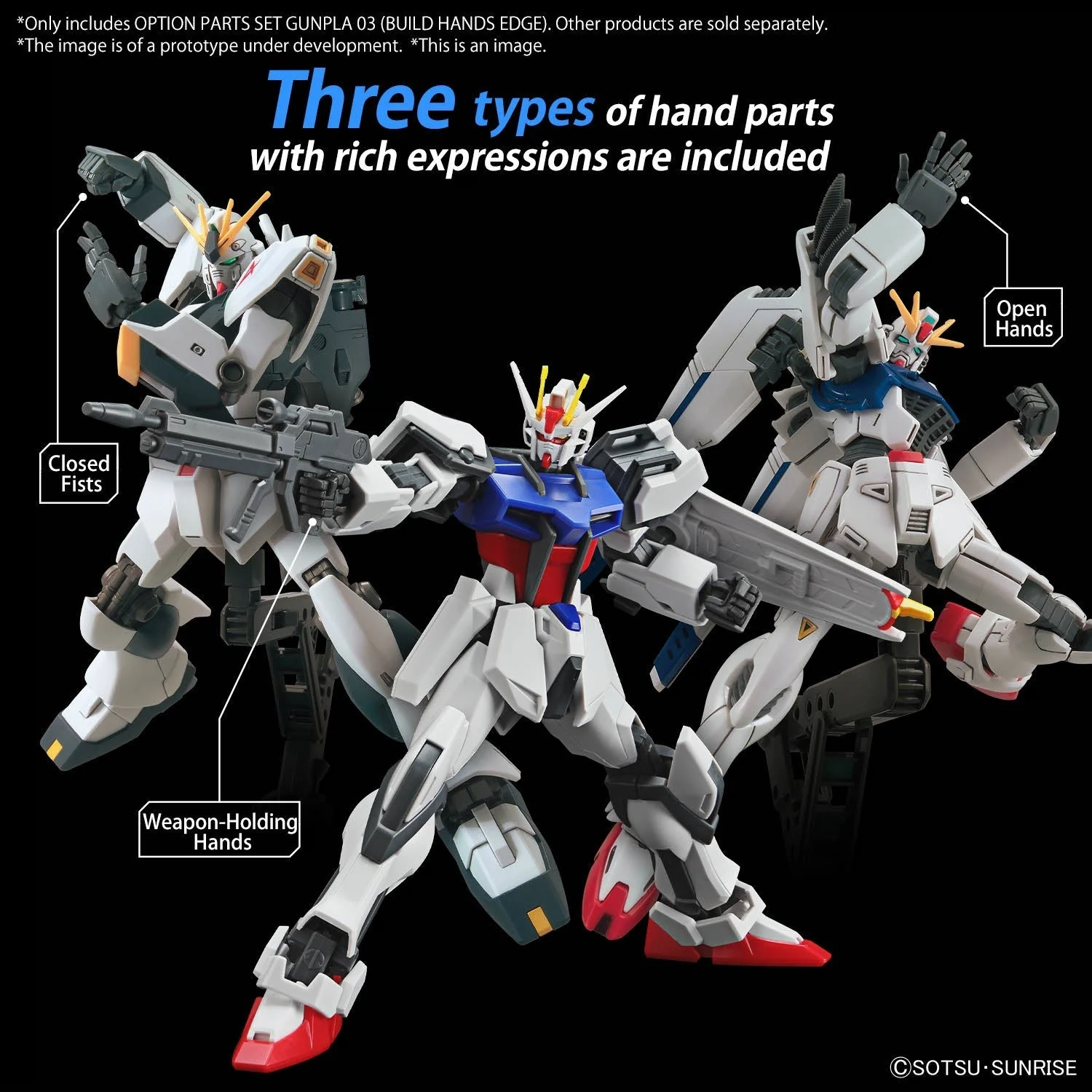 OPTION PARTS SET GUNPLA 03 (BUILD HANDS EDGE) - Image 4