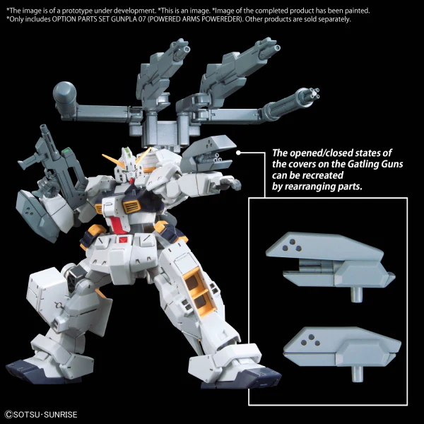 OPTION PARTS SET GUNPLA 07 (POWERED ARMS POWEREDER) - Image 3