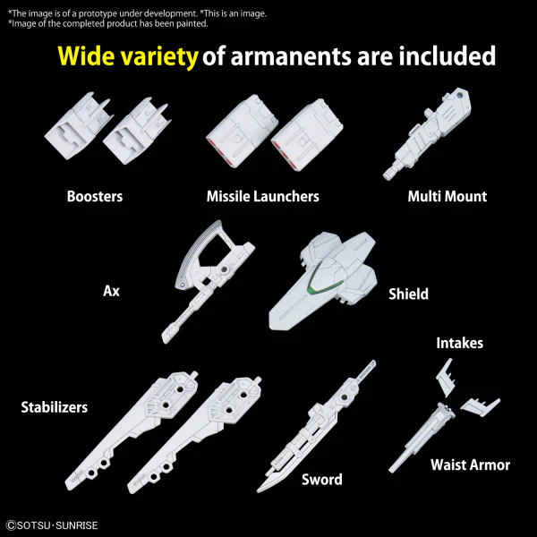 OPTION PARTS SET GUNPLA 13 (GUNPLA BATTLE ARM ARMS) - Image 3