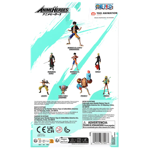 Monkey D. Luffy Dressrosa Version One Piece, BNTCA Anime Heroes - Image 3