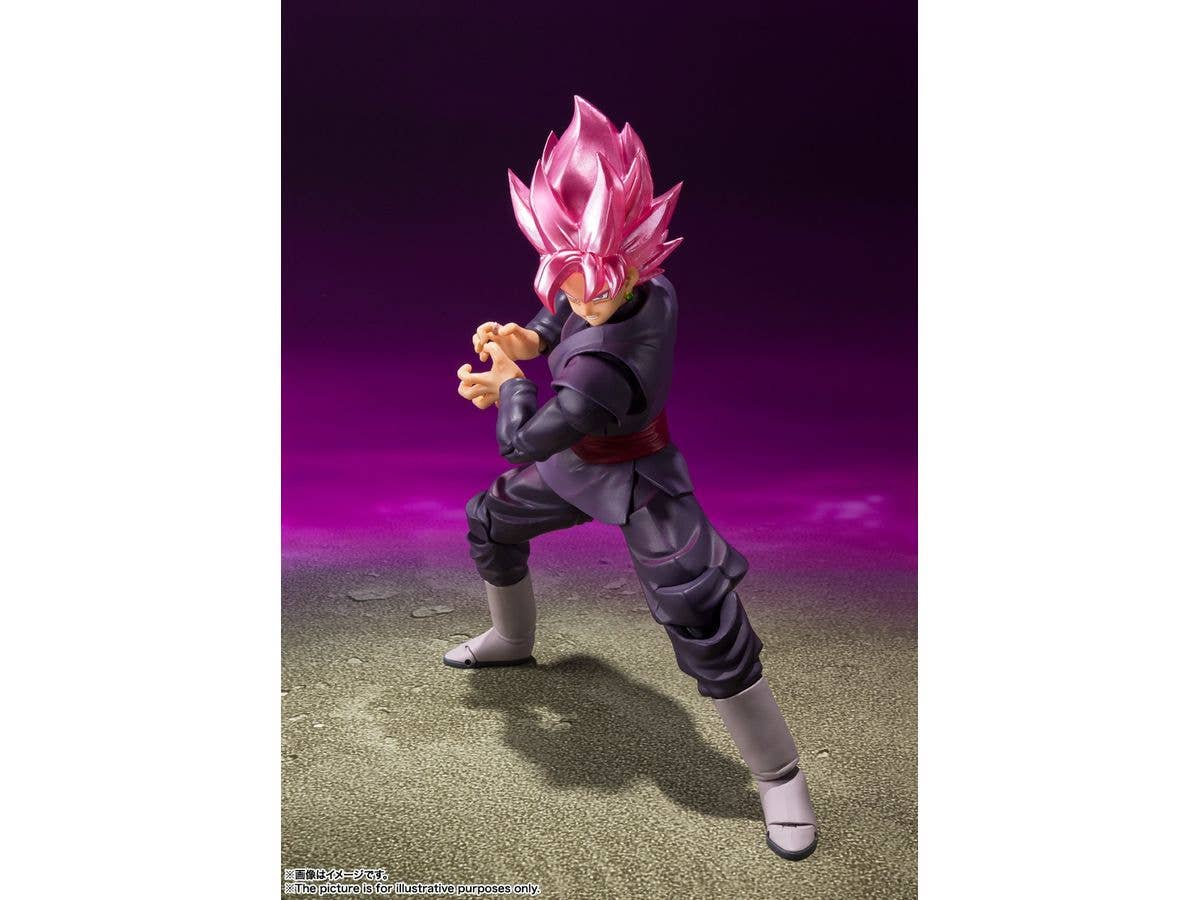 (Reissue) GOKU BLACK-SUPER SAIYAN ROSE- "DRAGON BALL SUPER", TAMASHII NATIONS S.H.Figuarts - Image 5
