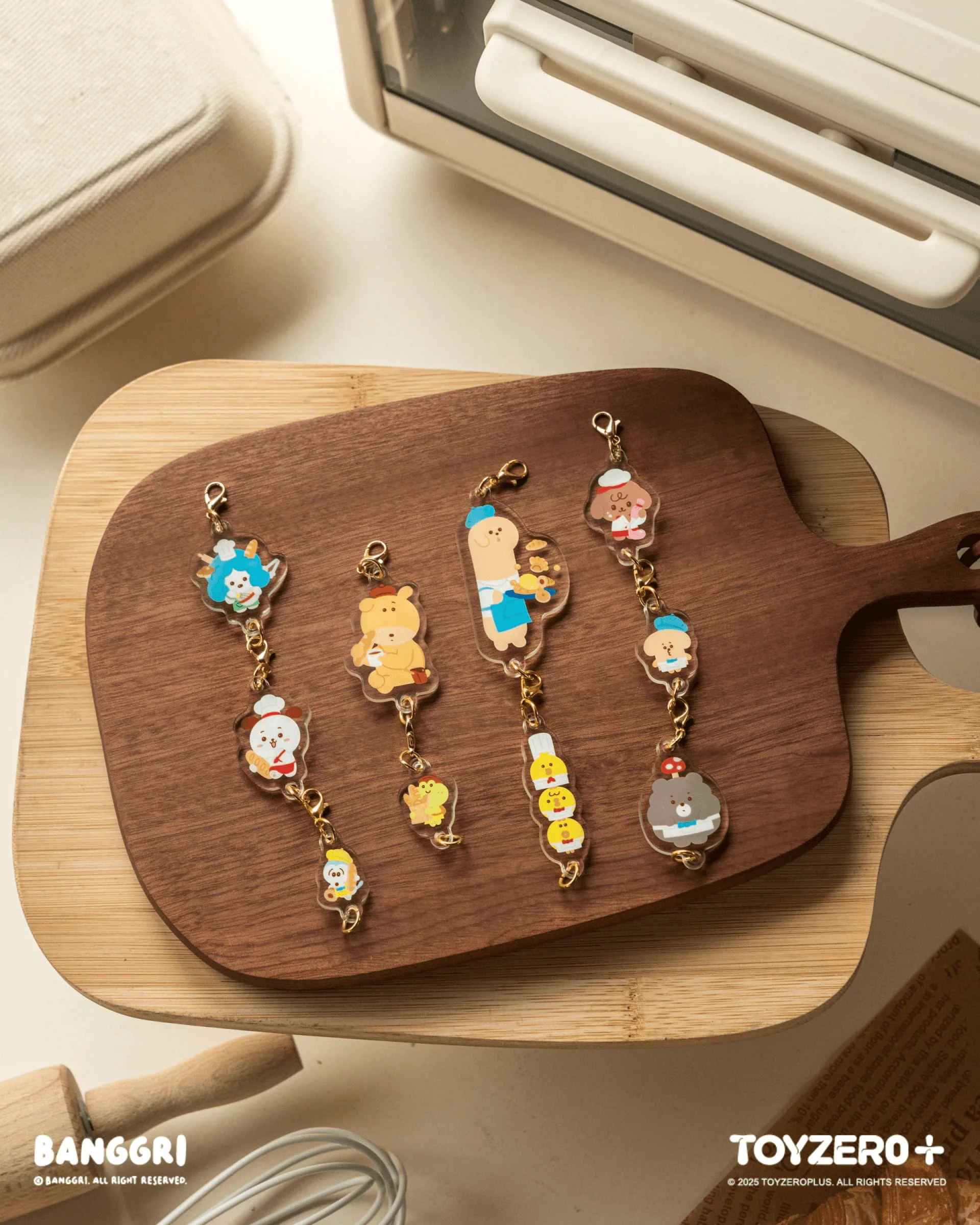 BANGGRI Bakery Series - Acrylic Keychain Set (B) - Image 4