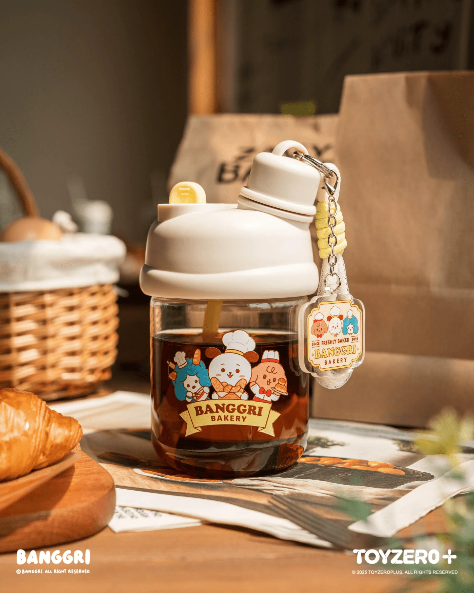 BANGGRI Bakery Series - Insulated Water Bottle with Straw - Image 3
