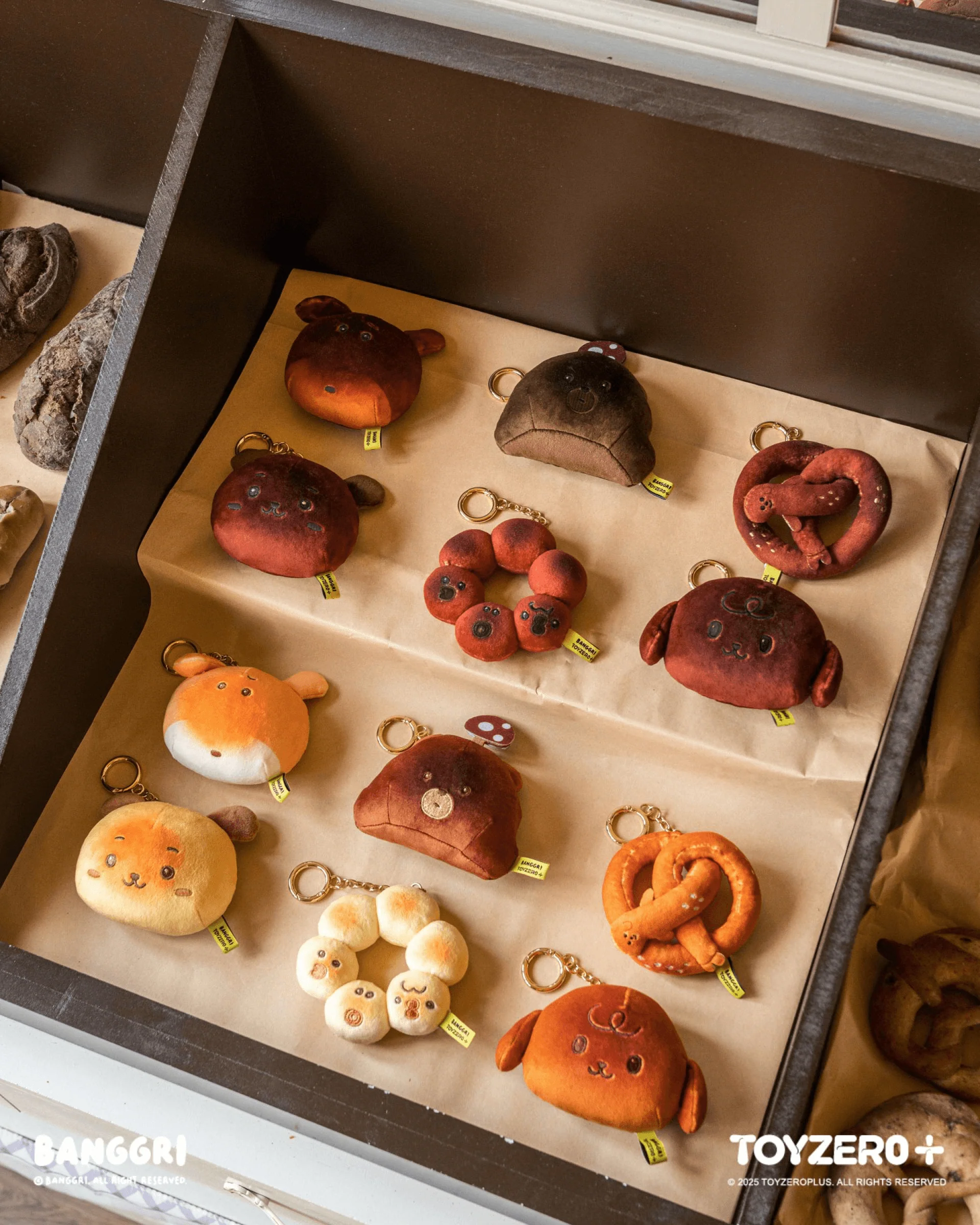 BANGGRI Bakery Series - Plush Keychain (Gombang ver.) - Image 4